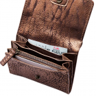 Pochette en cuivre scintillant ‐ Compact Size, Tsuchiya Kaban 
